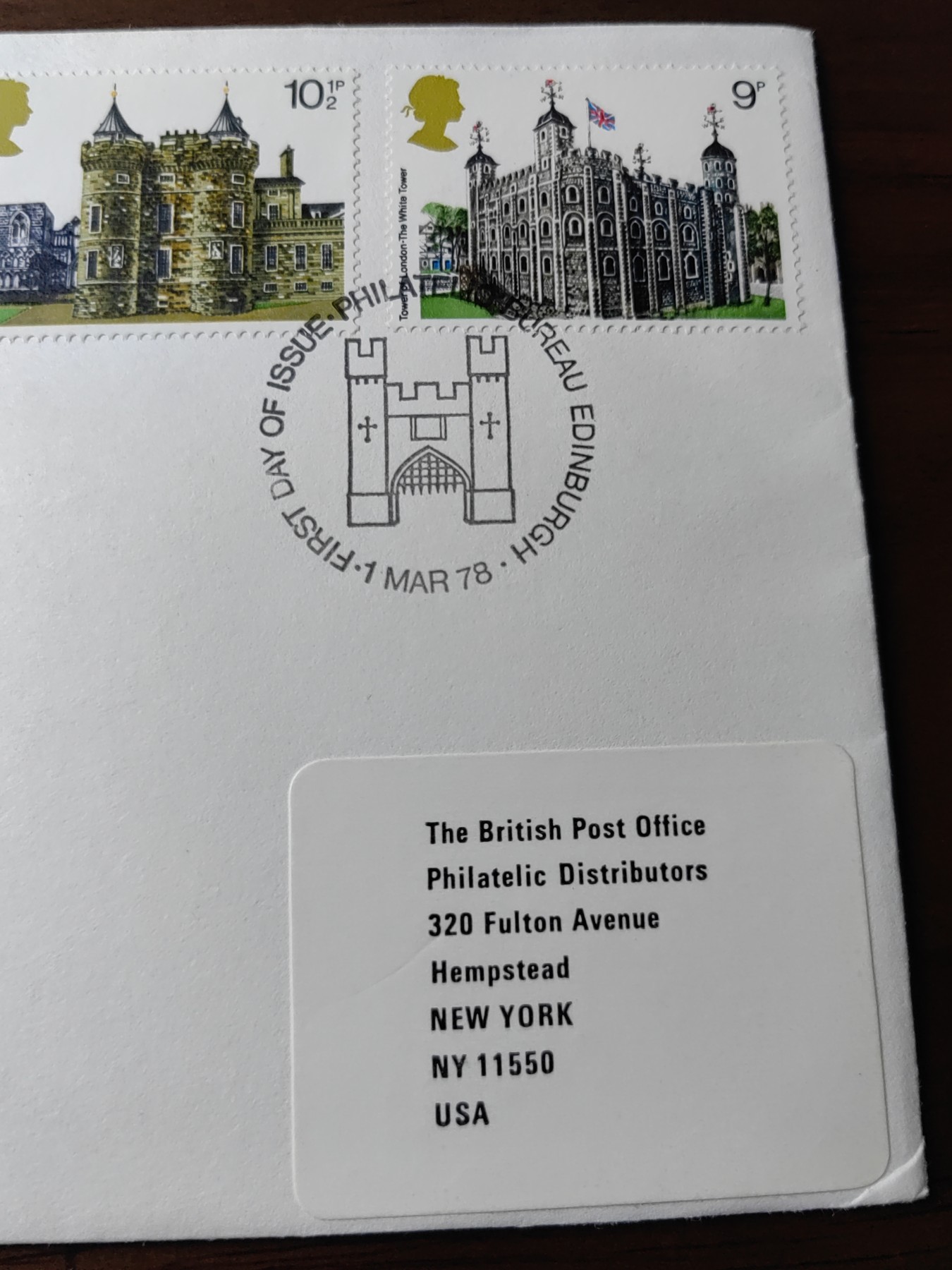 外国邮品精品专场（秒杀）第①③场 英国1978 城堡古建筑 4枚全