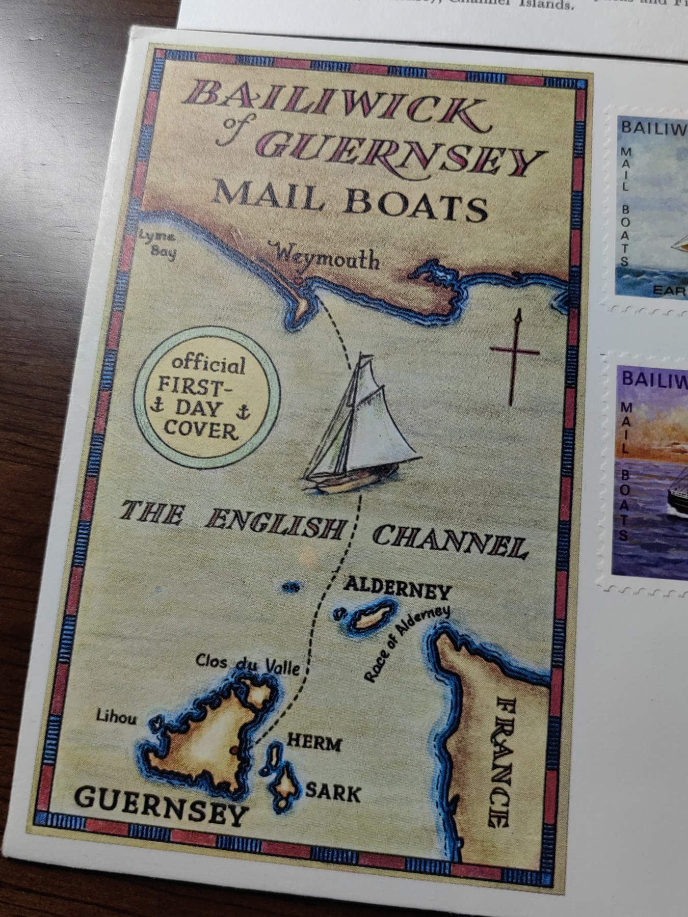 外国邮品精品专场（秒杀）第①③场 根西岛1972  邮船发展 4全
