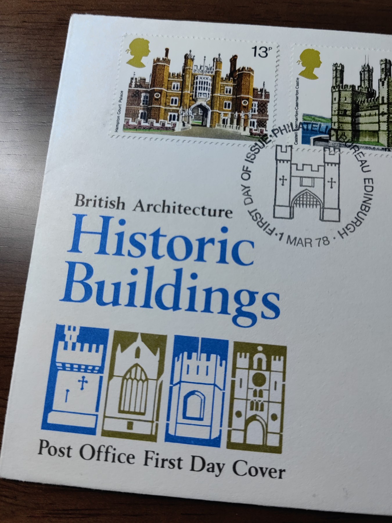外国邮品精品专场（秒杀）第①③场 英国1978 城堡古建筑 4枚全