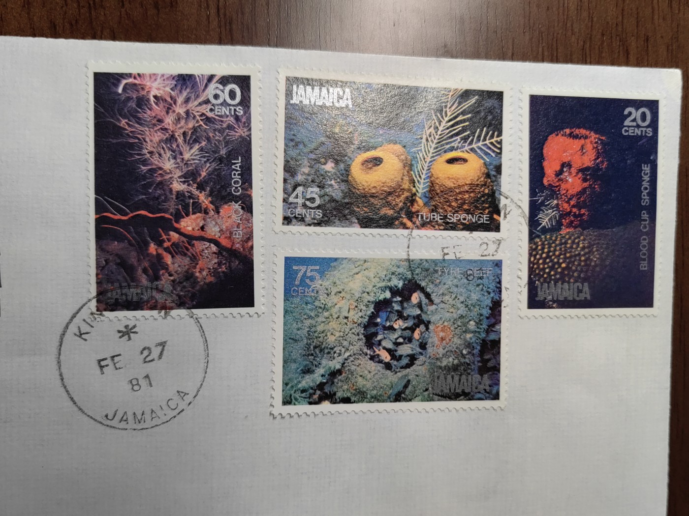 外国邮品精品专场（秒杀）第①③场 牙买加1981年 海底世界 