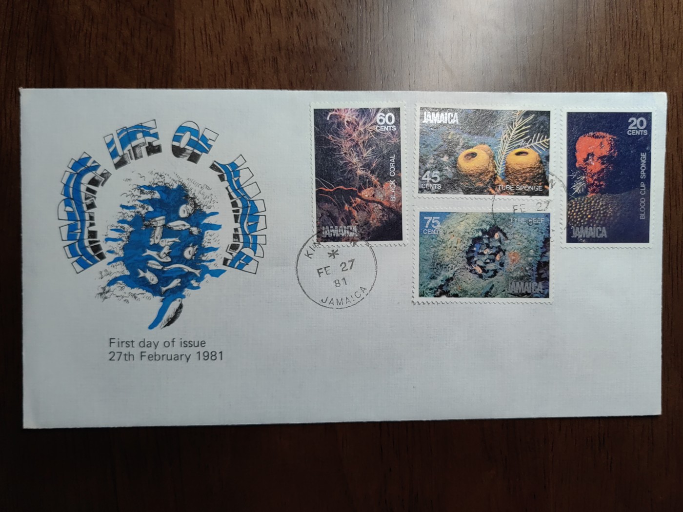 外国邮品精品专场（秒杀）第①③场 牙买加1981年 海底世界 