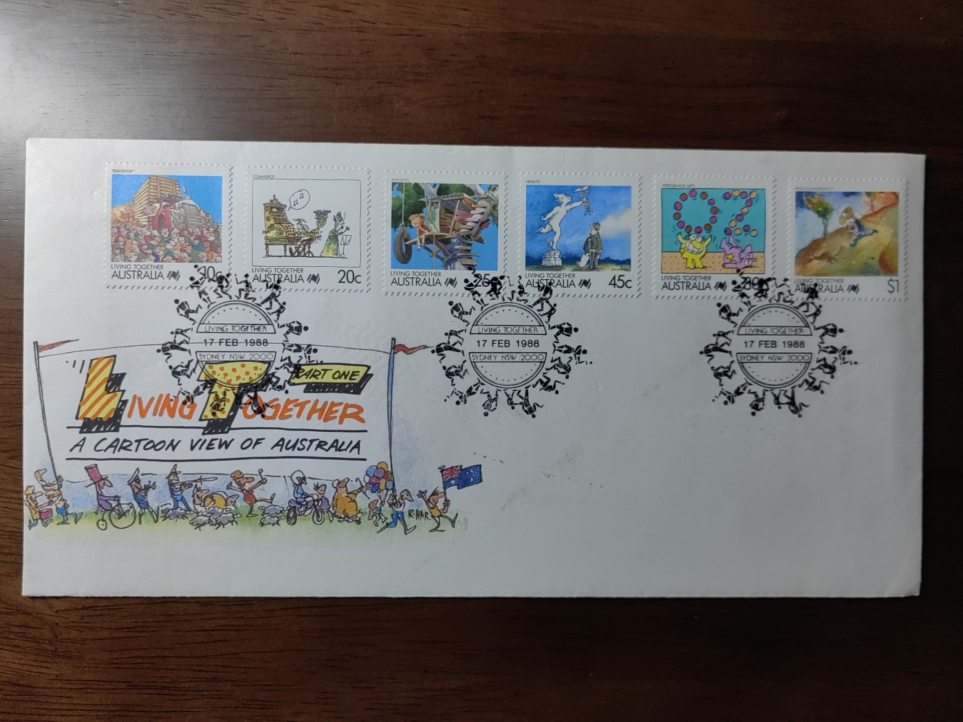 外国邮品精品专场（秒杀）第①③场 澳大利亚1988 一起生活200周年主题