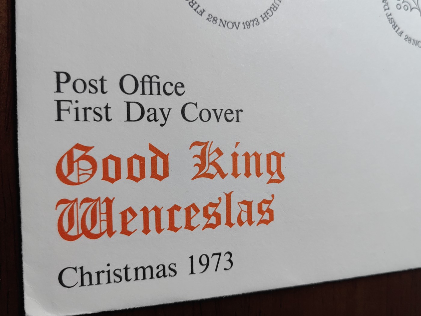 外国邮品精品专场（秒杀）第①⑤场 英国1973年 圣诞节-民谣《贤君温斯拉斯》6枚全