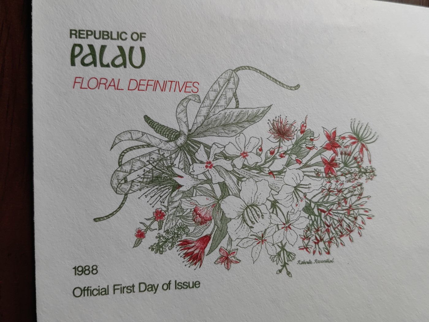 外国邮品精品专场（秒杀）第①⑤场 帕拉乌共和国1988  花卉定义/蝴蝶 