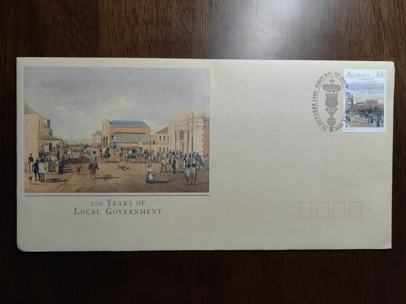 外国邮品精品专场（秒杀）第①⑤场 澳大利亚1990年 地方政府150年街道建筑