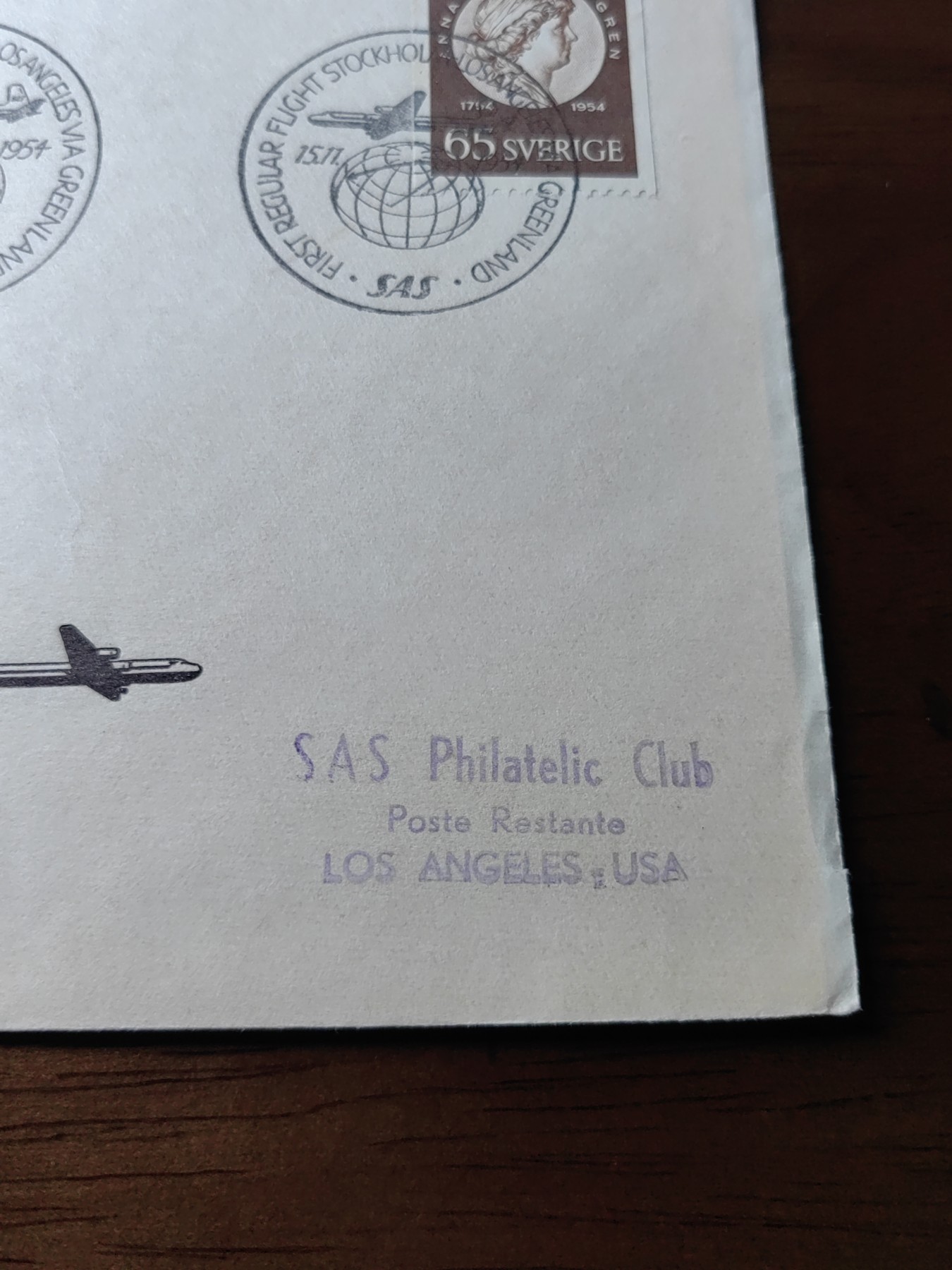 外国邮品精品专场（秒杀）第①③场 格陵兰1954 首次飞越极地