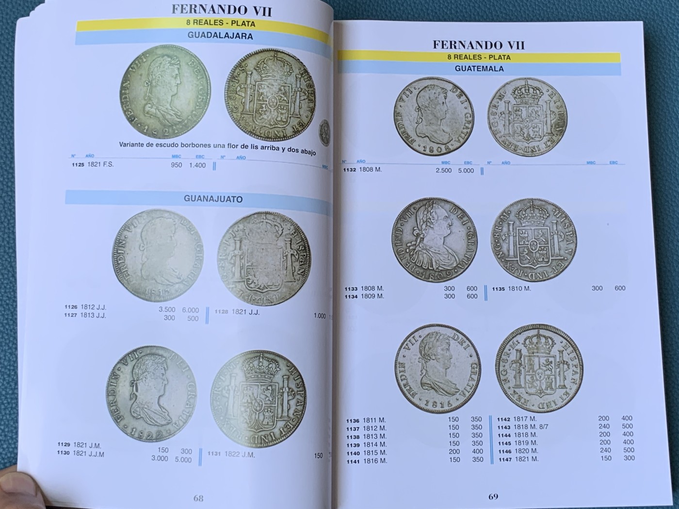 《竞宝斋》第205场-周日，周一 2场 (全场包邮) 西班牙 2023年 钱币目录 包含属地，本土，现代币，纸币。527页的厚度。值得拥有
