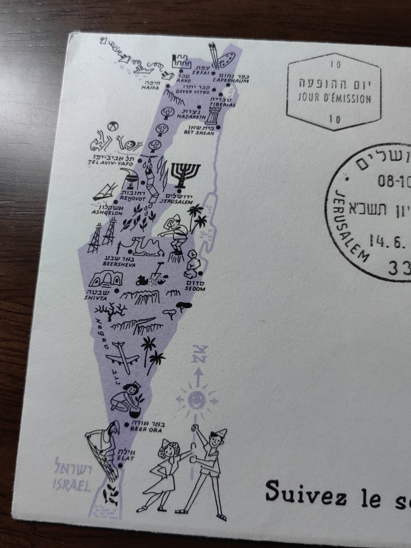 外国邮品精品专场（秒杀）第①③场 以色列1961 旅游风光