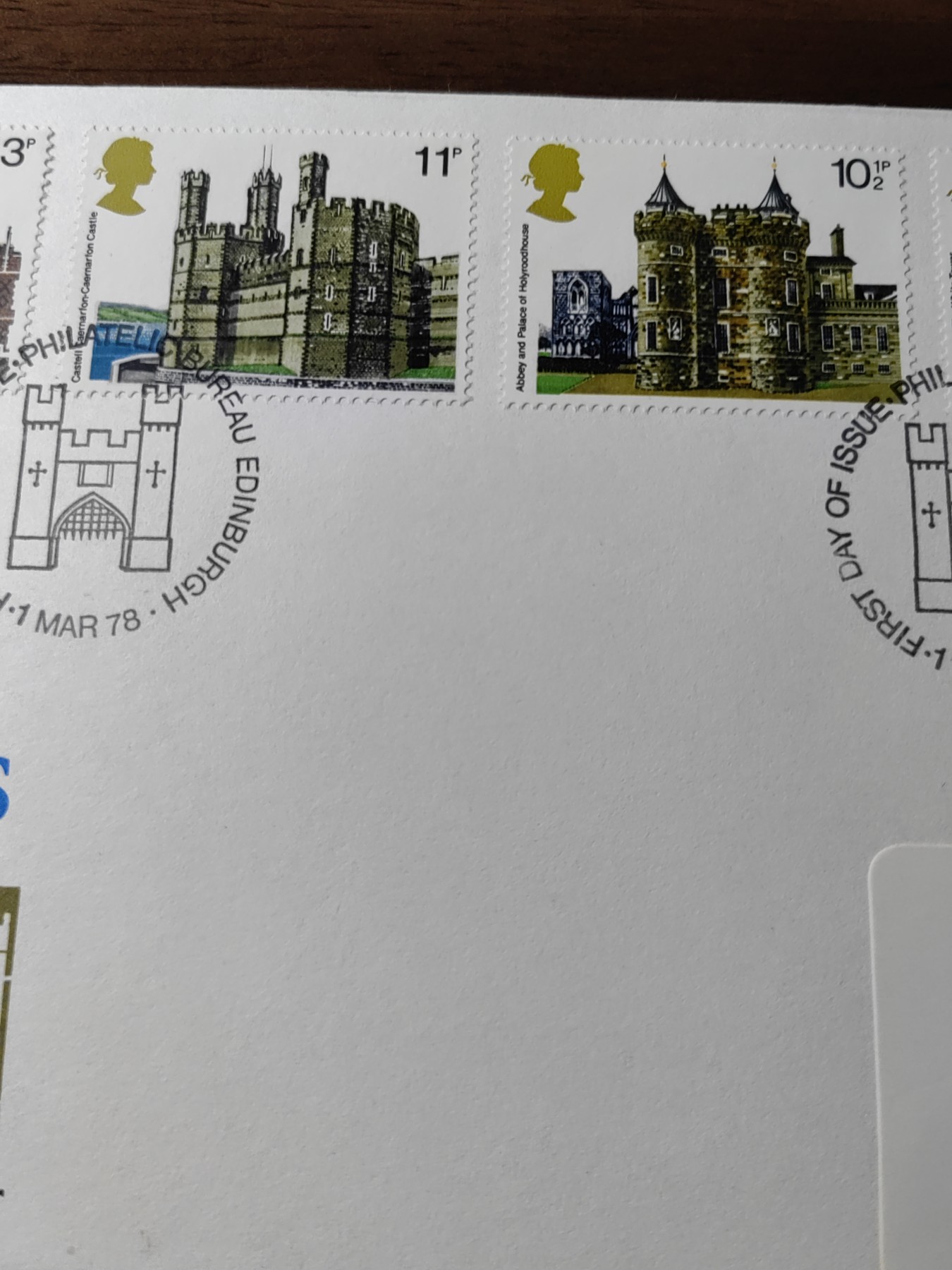 外国邮品精品专场（秒杀）第①③场 英国1978 城堡古建筑 4枚全