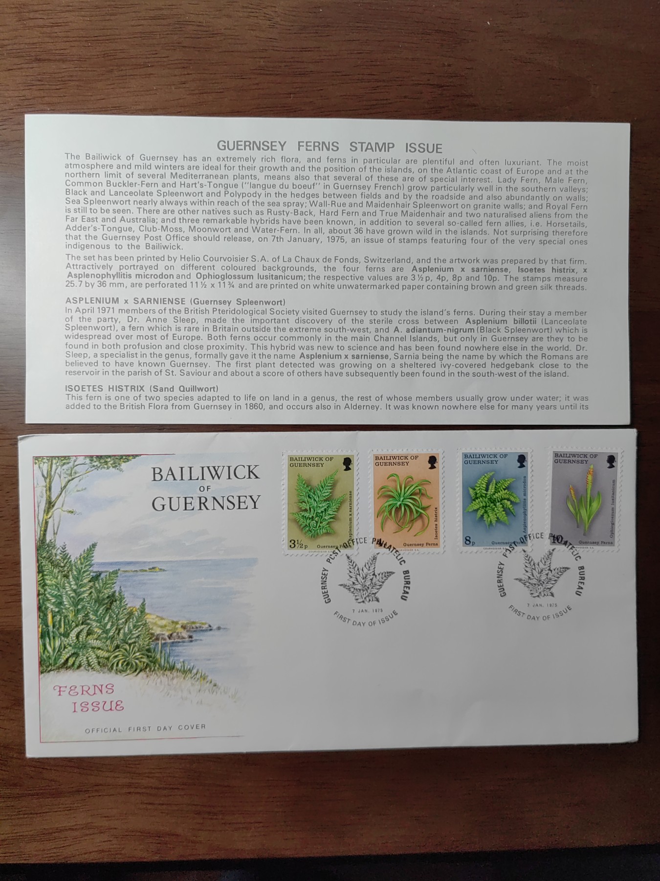 外国邮品精品专场（秒杀）第①⑤场 根西岛1975 绿色植物4枚全