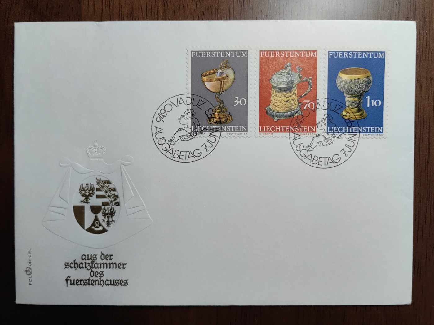 外国邮品精品专场（秒杀）第①⑤场 列支敦士登1973年 王室珍藏 