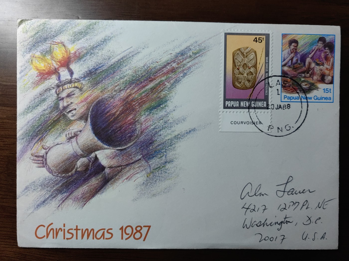 外国邮品精品专场（秒杀）第①③场 巴布亚新几内亚  1987年土著艺术