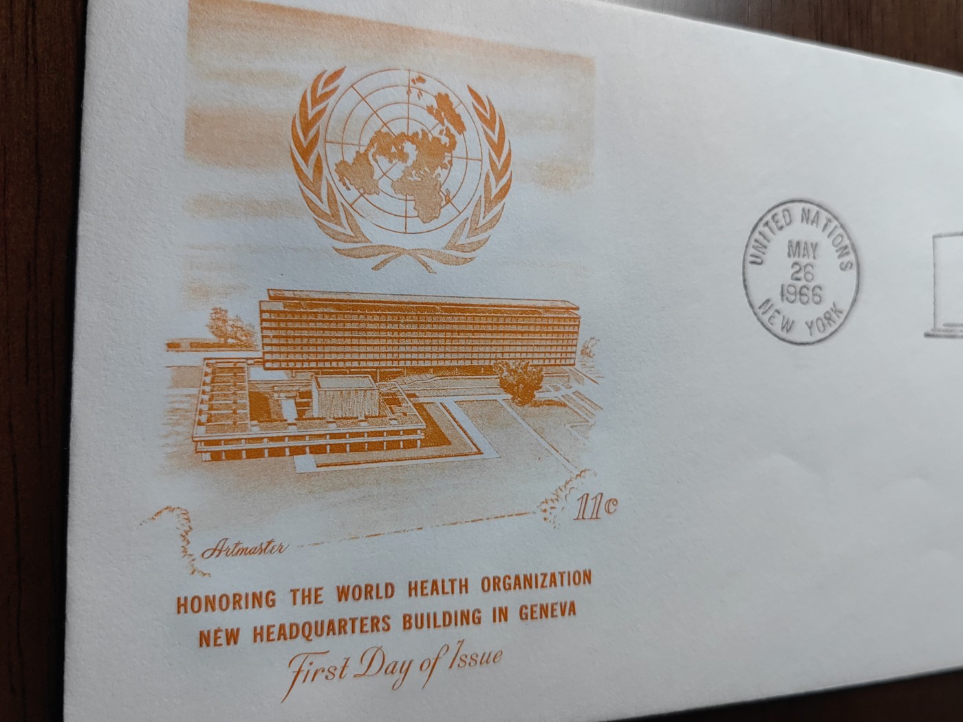 外国邮品精品专场（秒杀）第①③场 联合国1966年 世界卫生组织