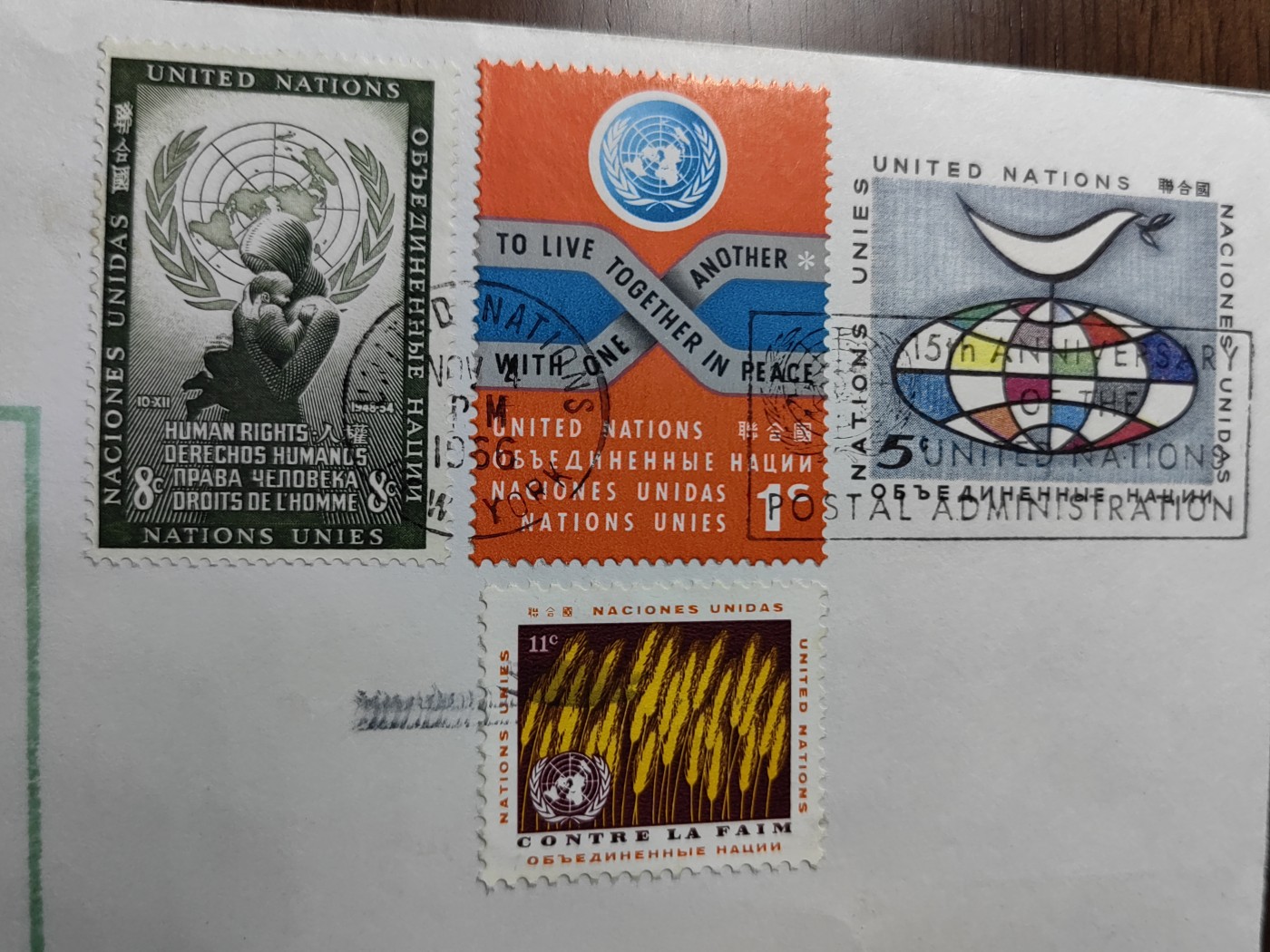 外国邮品精品专场（秒杀）第①③场 联合国1966年 多主题邮票邮封