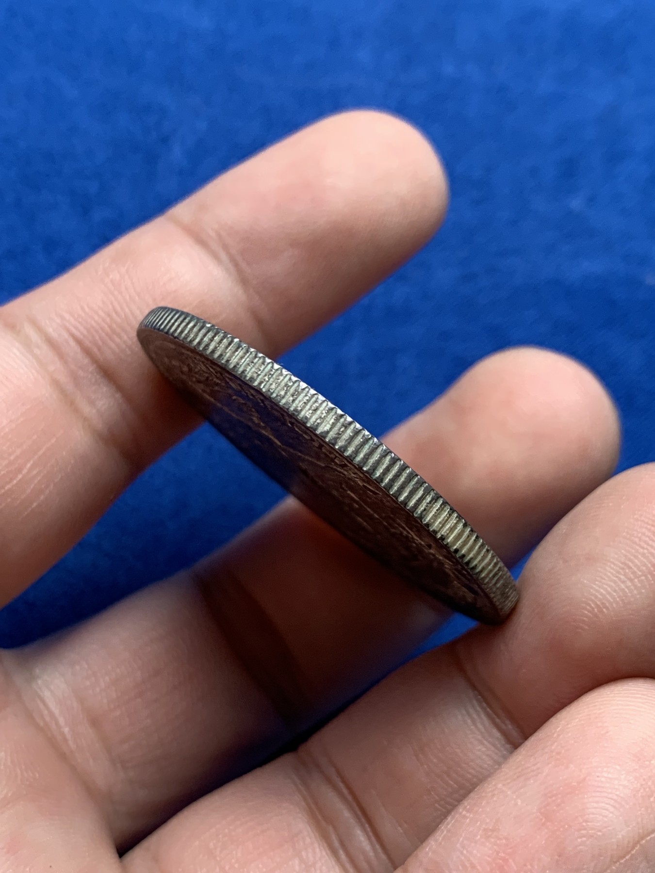 《竞宝斋》第205场-周日，周一 2场 (全场包邮) 法属印支 1896（A）座洋1皮银币 经典品种，味道不错