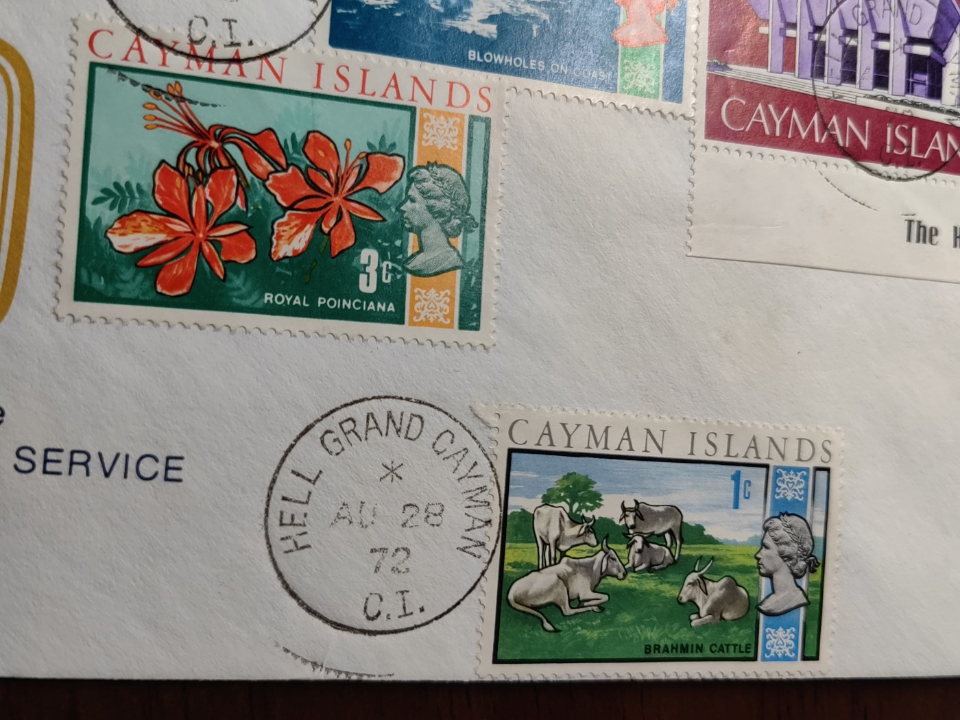 外国邮品精品专场（秒杀）第①⑤场 英国1972 美国邮政服务揭幕