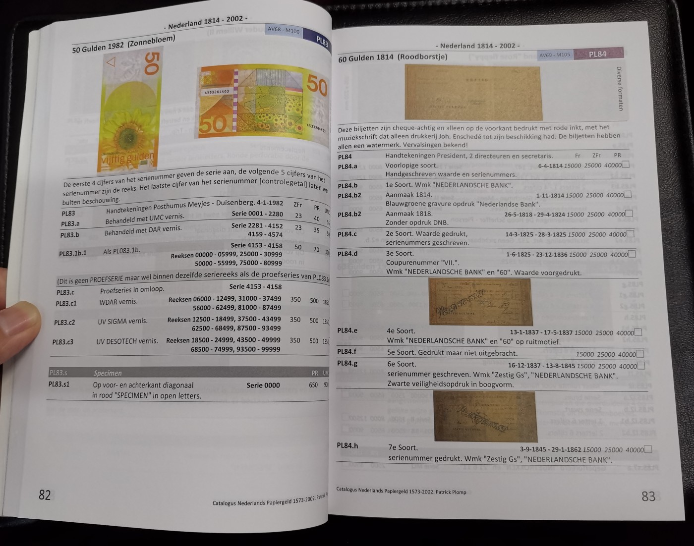 《张总收藏》121期-外币精品荟萃场 9.9成新-荷兰纸币目录，含1573-2002年全部纸币，非常详细