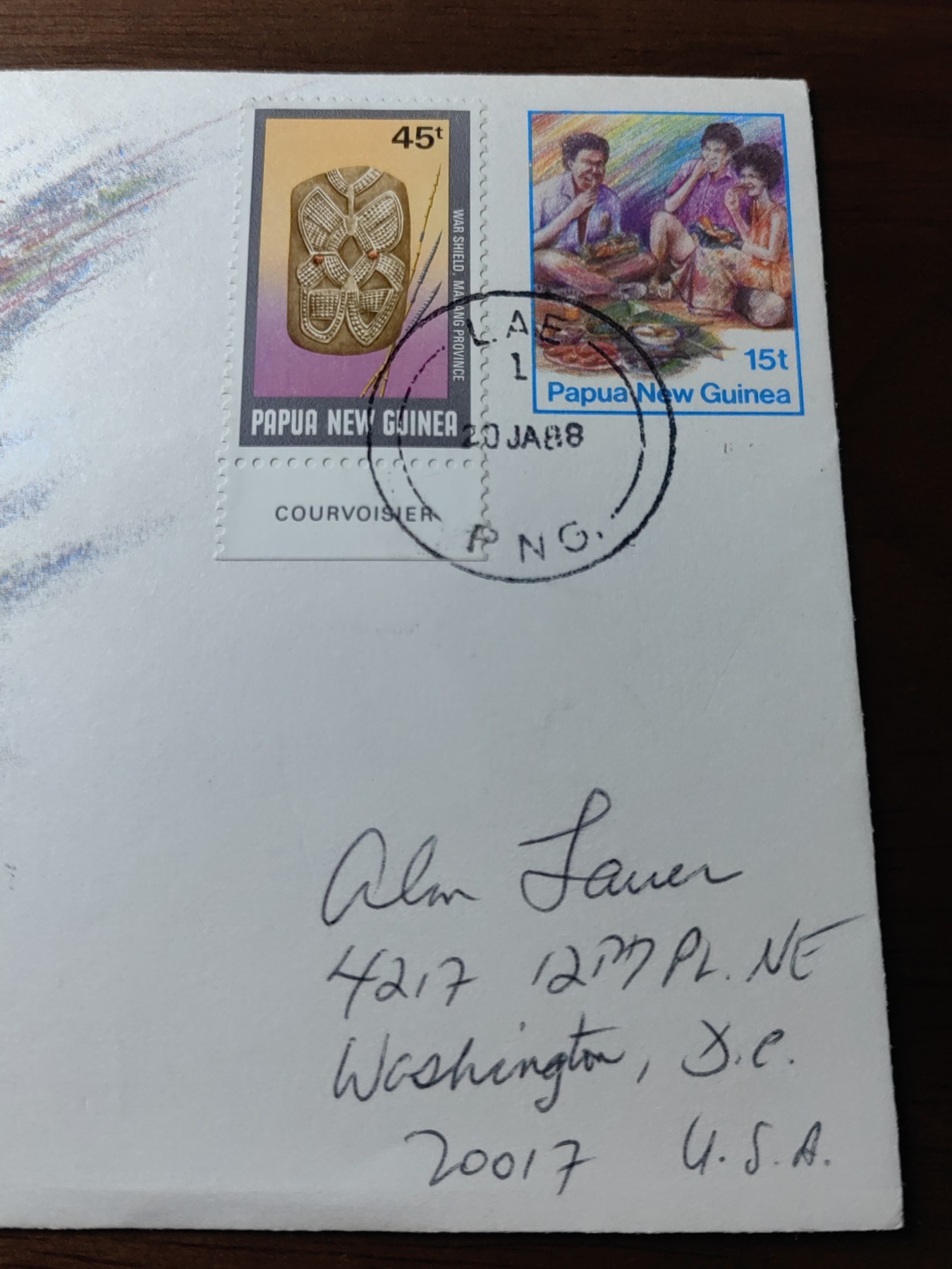 外国邮品精品专场（秒杀）第①③场 巴布亚新几内亚  1987年土著艺术