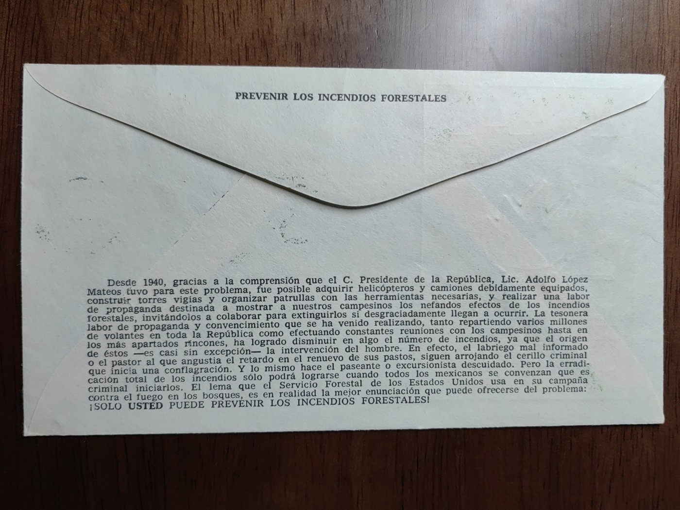 外国邮和小本票精品专场（秒杀和拍卖）第①⑥场 墨西哥1976 预防森林火烛