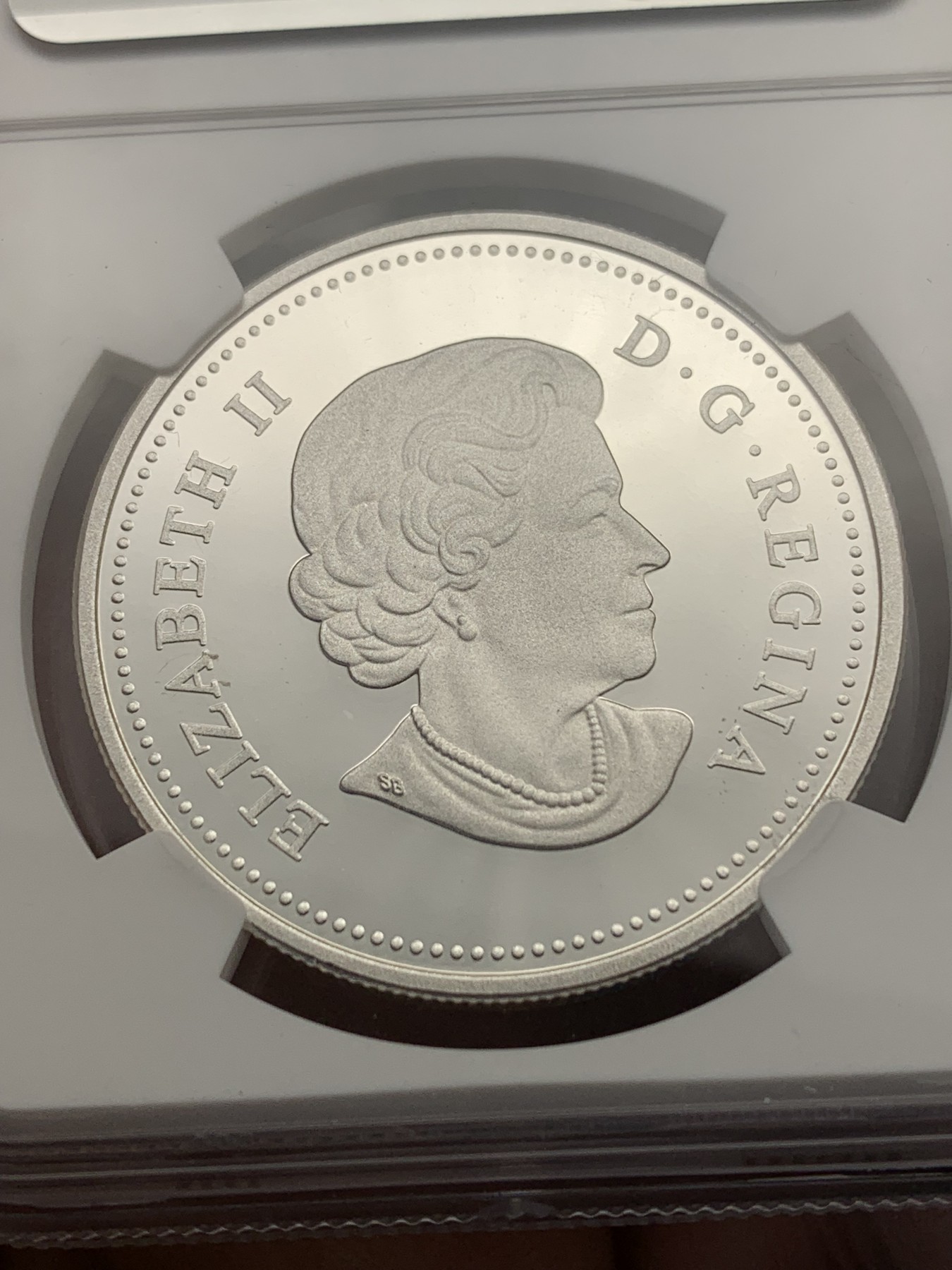 《竞宝斋》第205场-周日，周一 2场 (全场包邮) NGC PF69UC 加拿大2012年20元七人画派富兰克林*卡尔米歇尔雪景景观银币