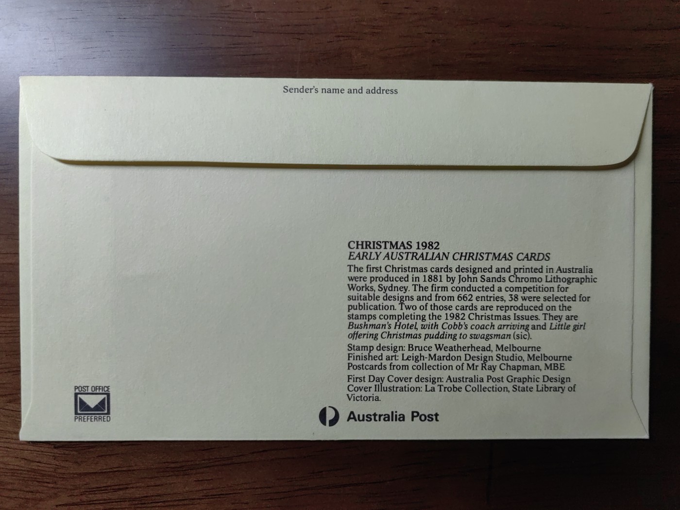 外国邮品精品专场（秒杀）第①③场 澳大利亚1982 圣诞节快乐