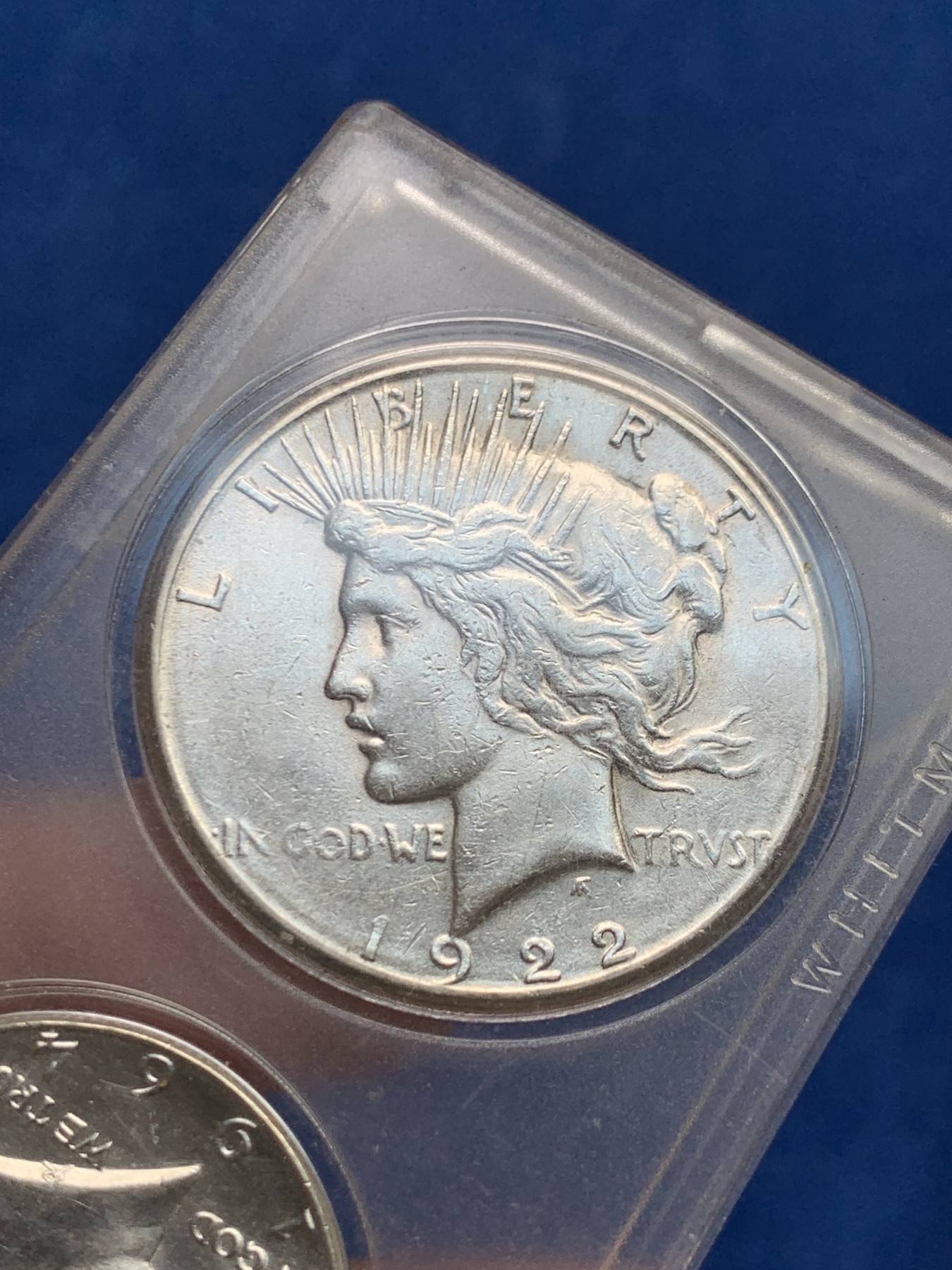 《竞宝斋》第205场-周日，周一 2场 (全场包邮) 美国 1分-1美元 套币一组，含5枚1964,1枚1922和平大银币，3枚1964为900银