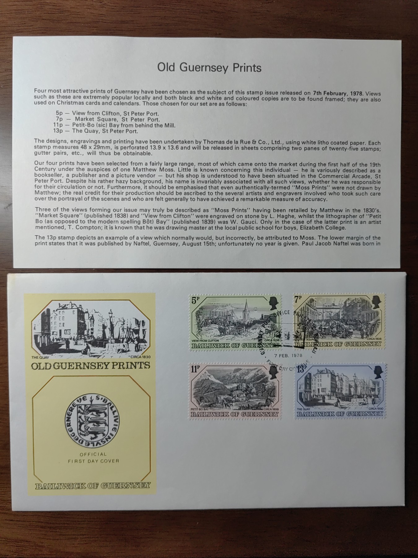 外国邮品精品专场（秒杀）第①③场 格恩西1982年 早期风貌 4全