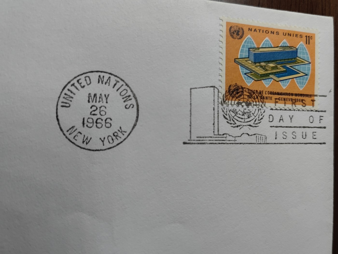 外国邮品精品专场（秒杀）第①③场 联合国1966年 世界卫生组织