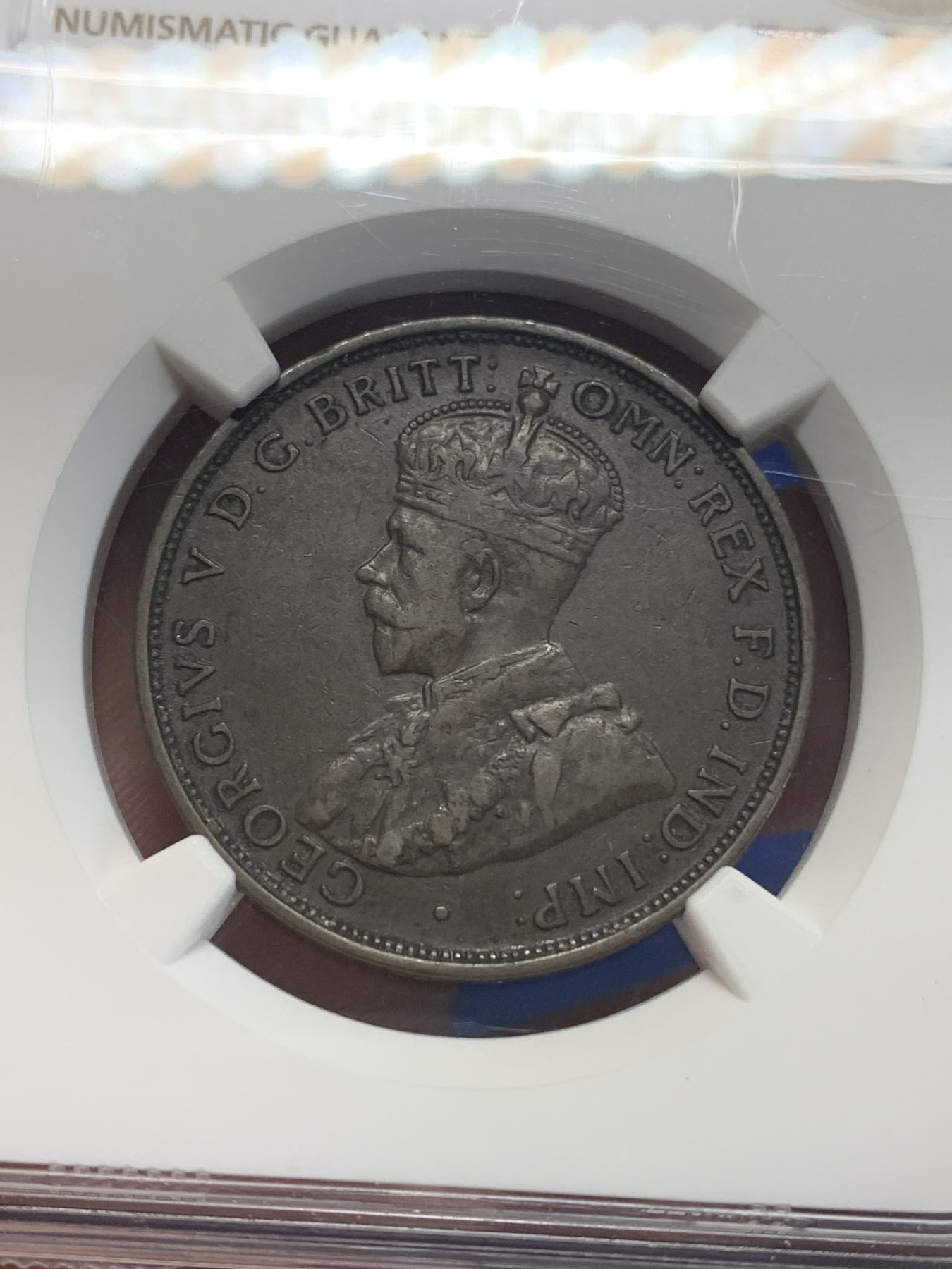 《竞宝斋》第205场-周日，周一 2场 (全场包邮) NGC VF30 1912年英属澳大利亚1便士铜币 少见品种