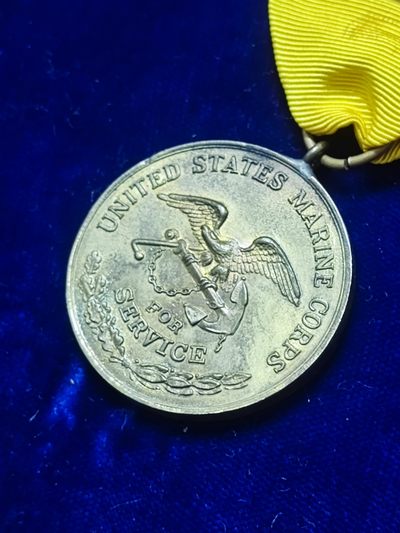 世界精品徽章拍卖-节后首场 1900庚子国难时授予美国海军人员的中国远征战役章，1930S年代老兵版本，无边铭，非近代仿品