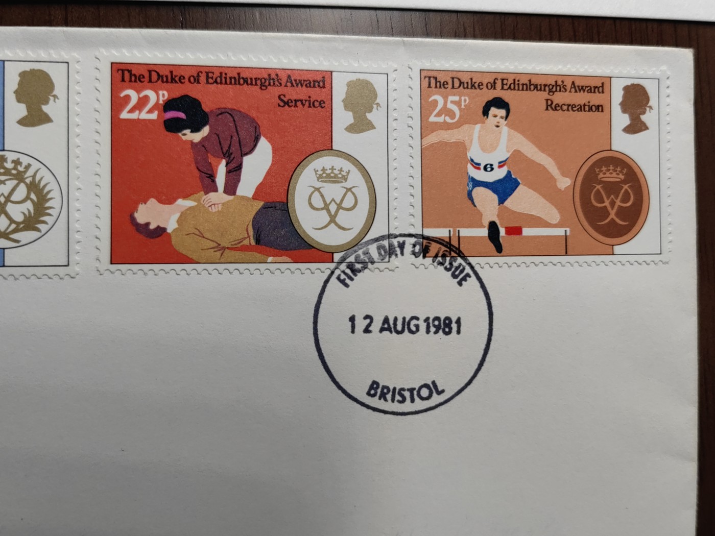 外国邮品精品专场（秒杀）第①⑤场 英国1981年 爱丁堡伯爵奖设立25年 医疗体育技术 4枚全