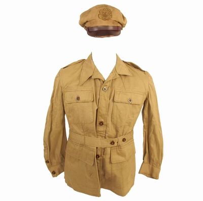 世界精品徽章拍卖-节后首场 精品援华驼峰美军飞行员大全套，二战美国陆航飞行员艾启林少尉的全套勋章军服，其中包括一枚七等云麾勋章及证书，刺绣版血符，两枚银制翼章，三个臂章，带官方刻名的优异飞行十字和航空奖章