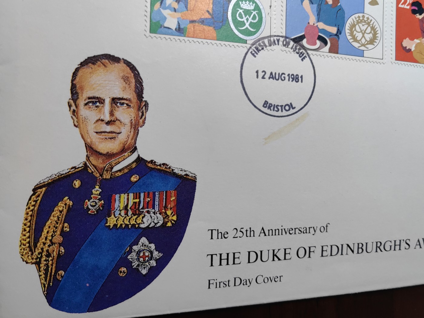 外国邮品精品专场（秒杀）第①⑤场 英国1981年 爱丁堡伯爵奖设立25年 医疗体育技术 4枚全