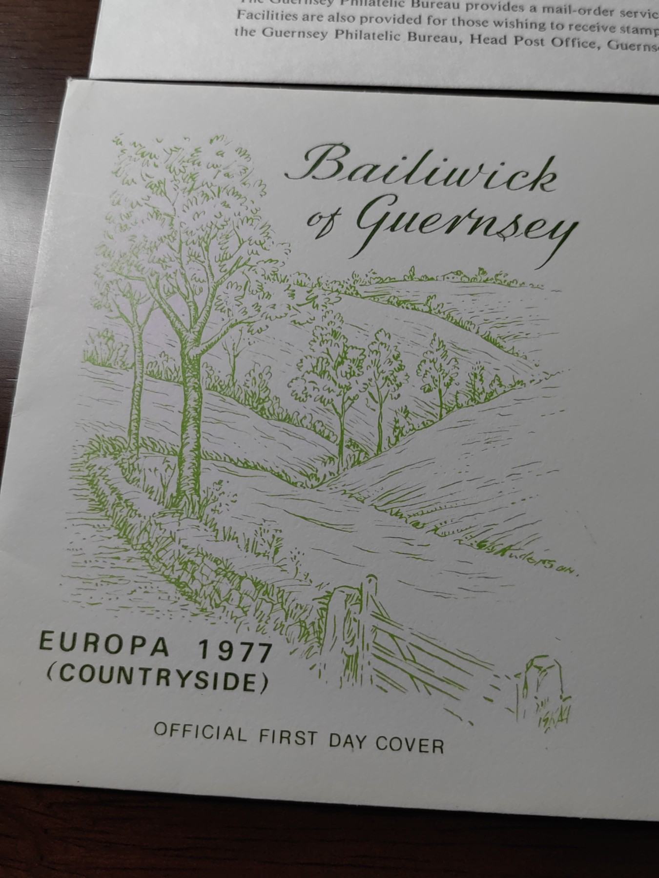 外国邮和小本票精品专场（秒杀和拍卖）第①⑥场 根西1977年 欧罗巴 自然风景 风光 2全