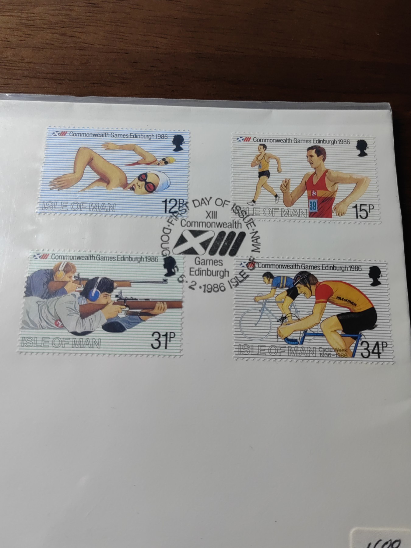 外国邮和小本票精品专场（秒杀和拍卖）第①⑥场 马恩岛1986爱丁堡英联邦运动会 4枚全