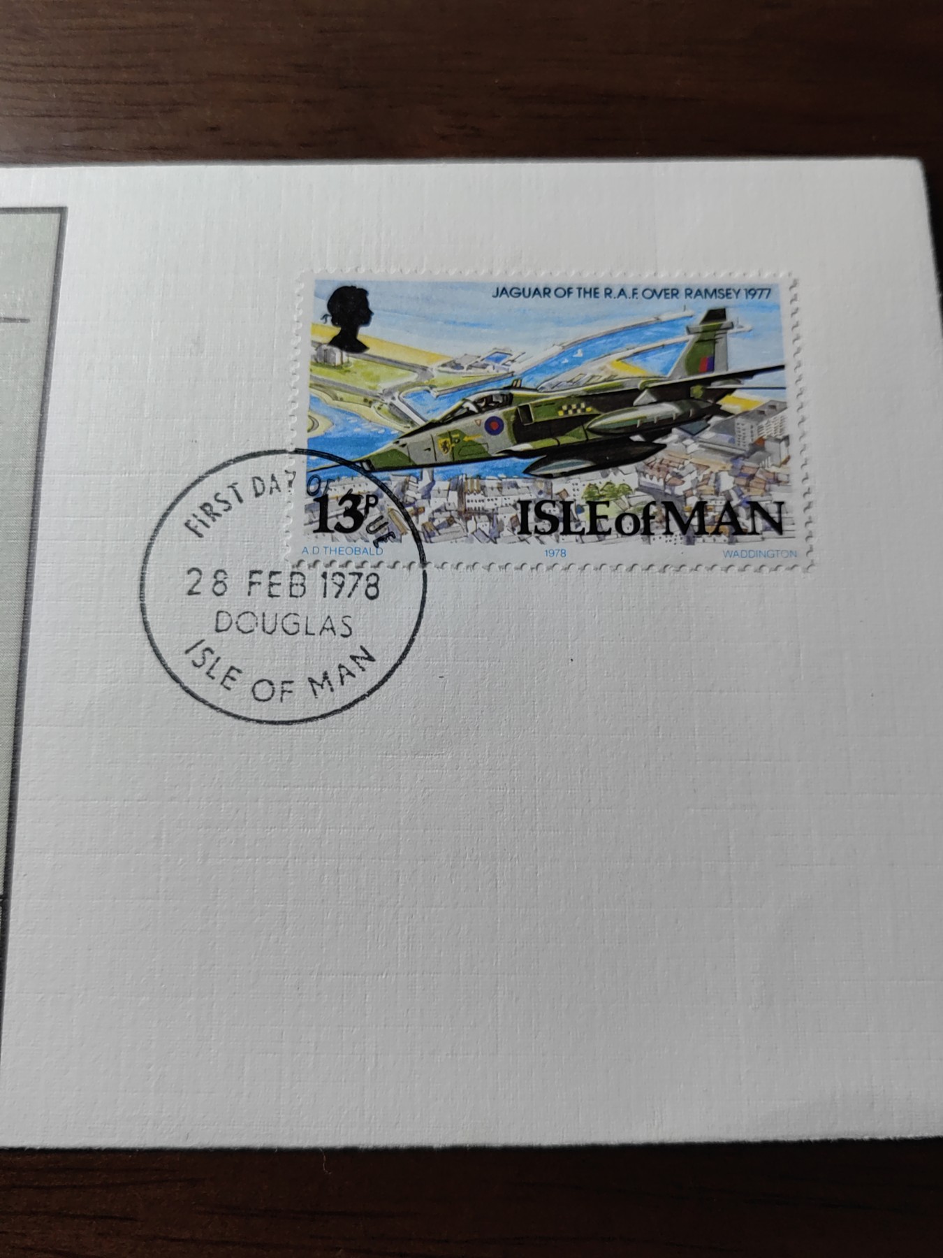 外国邮品精品专场（秒杀）第①③场 马恩岛1978首次 航空战斗机飞行