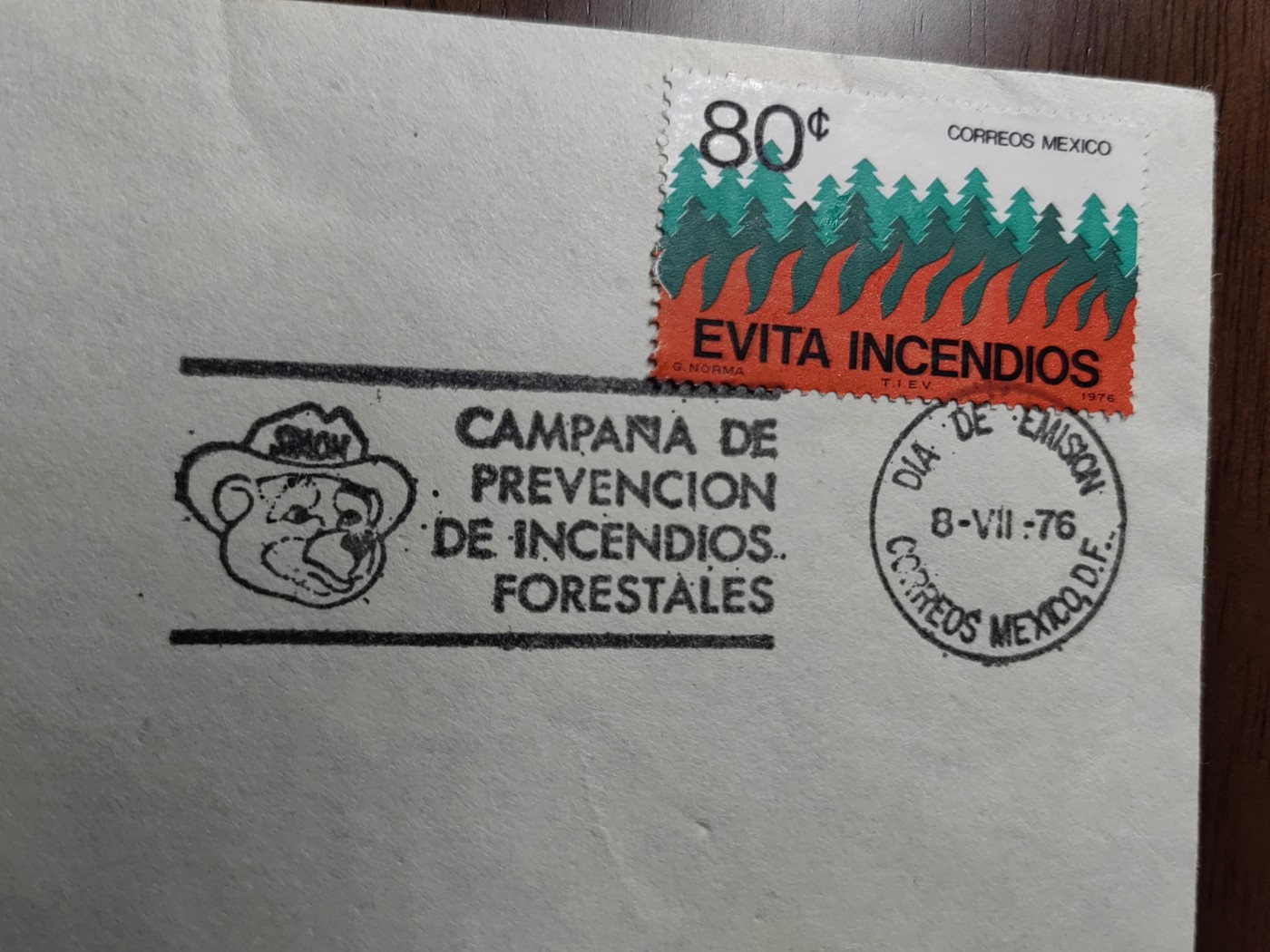 外国邮和小本票精品专场（秒杀和拍卖）第①⑥场 墨西哥1976 预防森林火烛