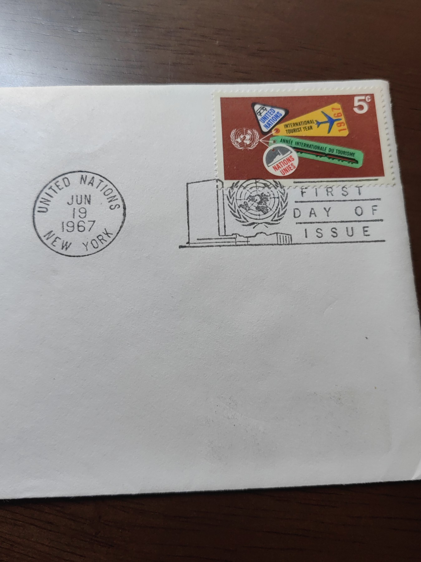 外国邮品精品专场（秒杀）第①⑤场 联合国1967 国际旅游年 