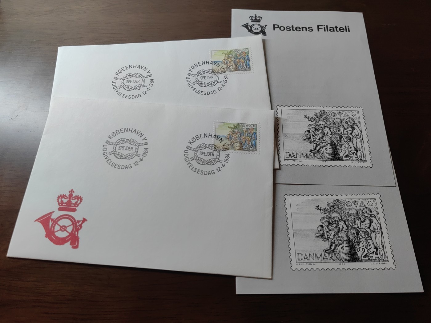 外国邮品精品专场（秒杀）第①⑤场 丹麦1984年 童子日