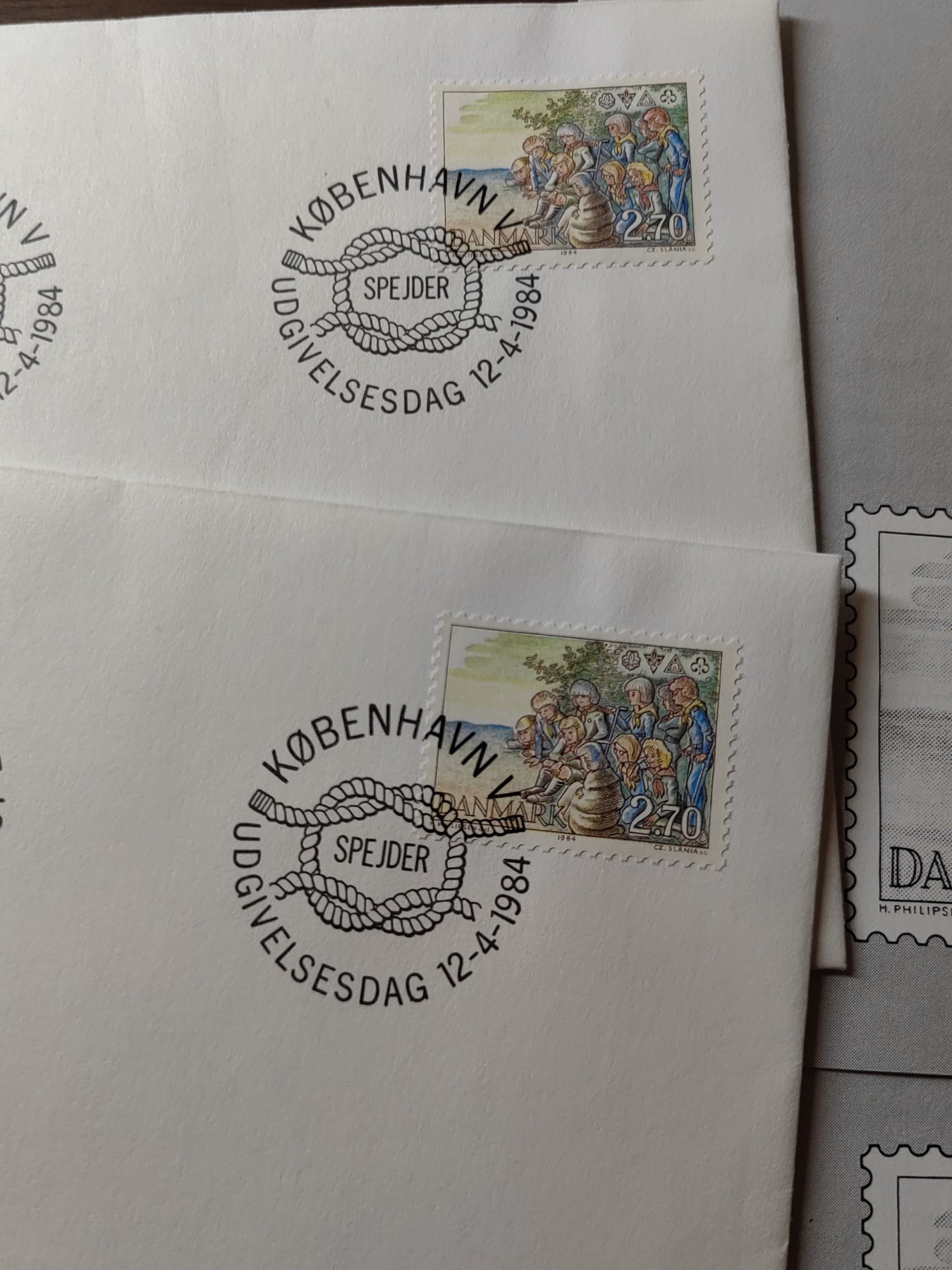 外国邮品精品专场（秒杀）第①⑤场 丹麦1984年 童子日