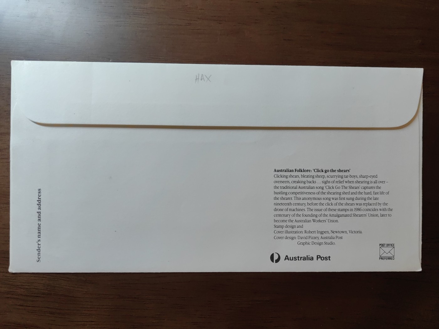 外国邮品精品专场（秒杀）第①⑤场 澳大利亚1986年  剪羊毛  5连体