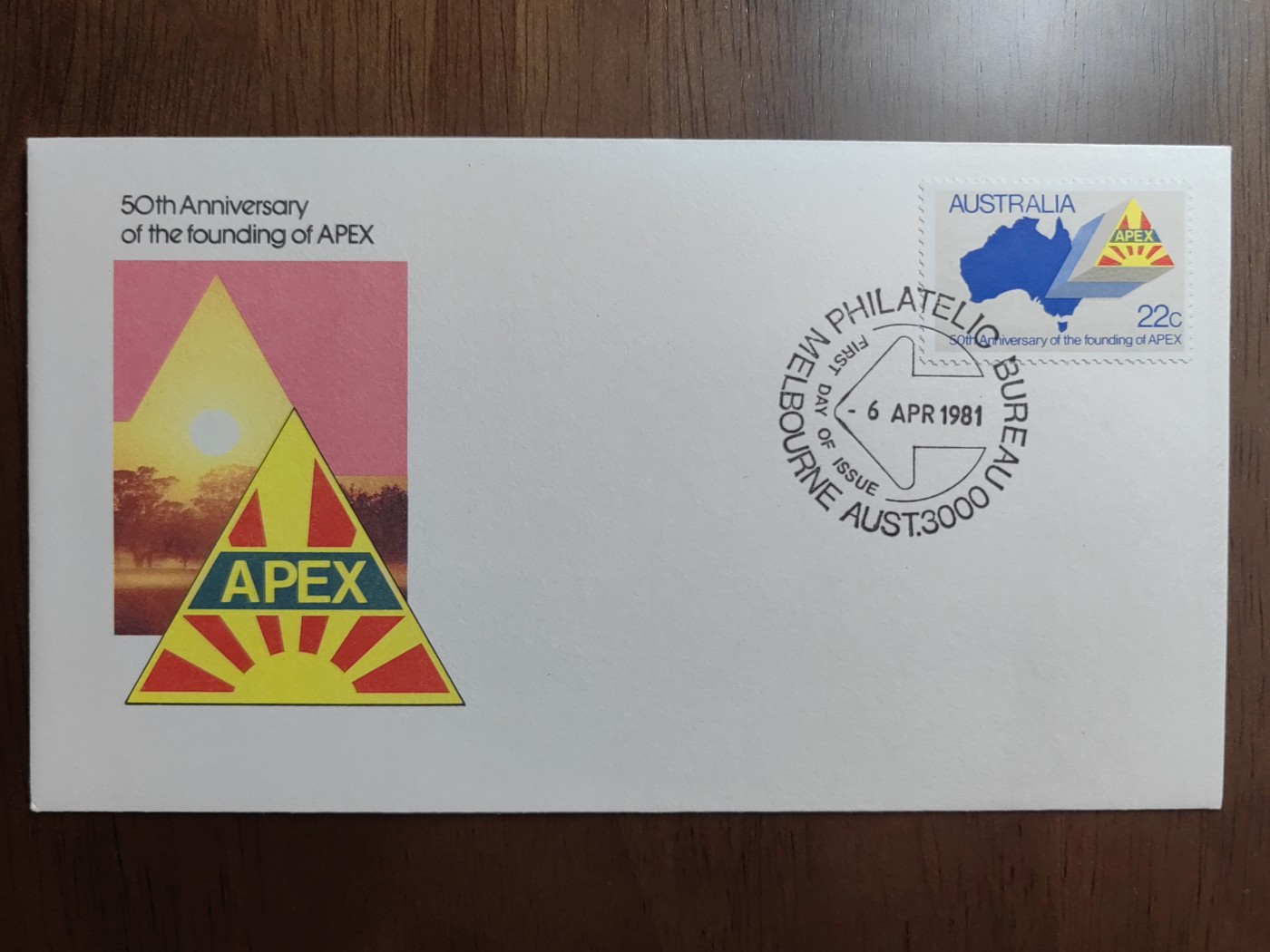 外国邮品精品专场（秒杀）第①⑤场 澳大利亚1981 APEX成立50周年