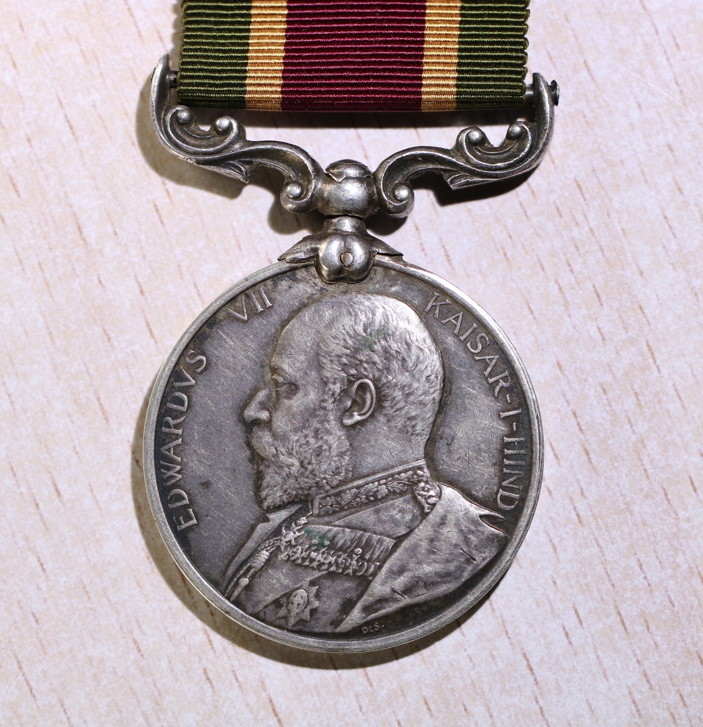 大猫徽章拍卖第234期  勿忘国耻 英国西藏战役奖章