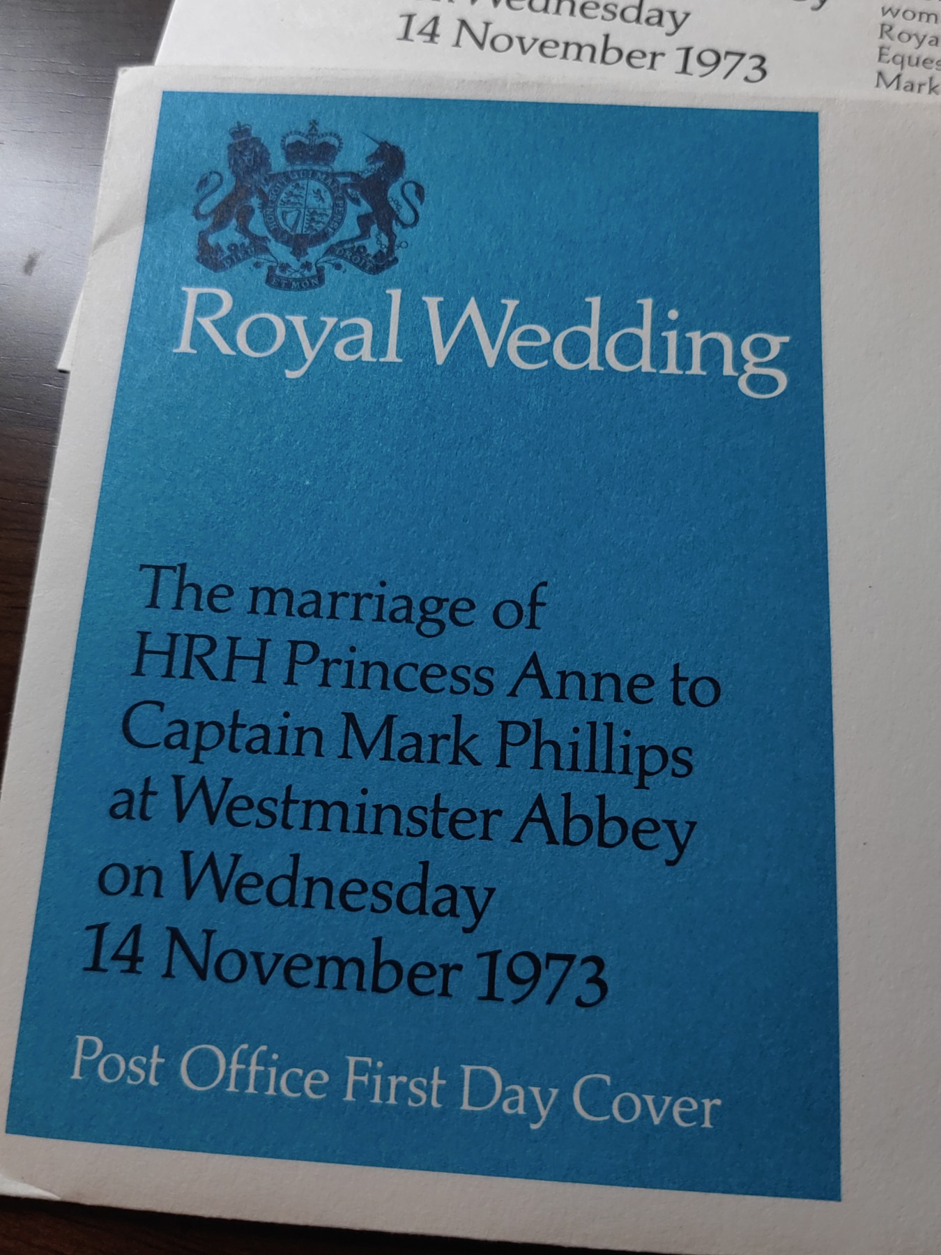 外国邮品精品专场（秒杀）第①⑤场 英国1973 安妮公主和菲利普上尉婚礼 皇室 2枚全 