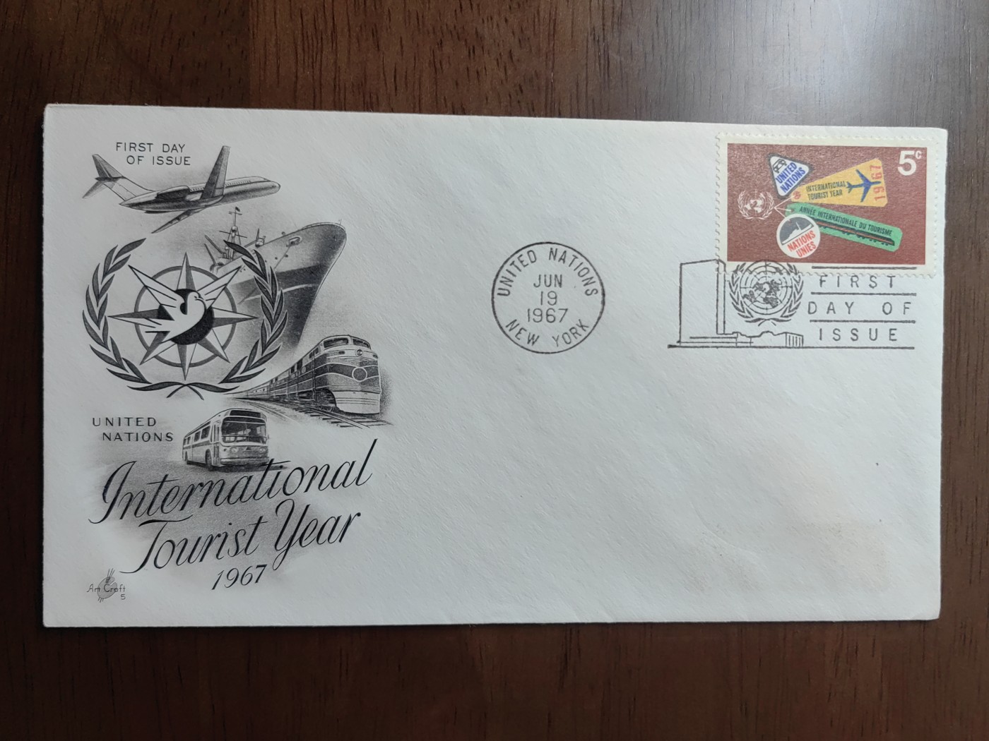 外国邮品精品专场（秒杀）第①⑤场 联合国1967 国际旅游年 