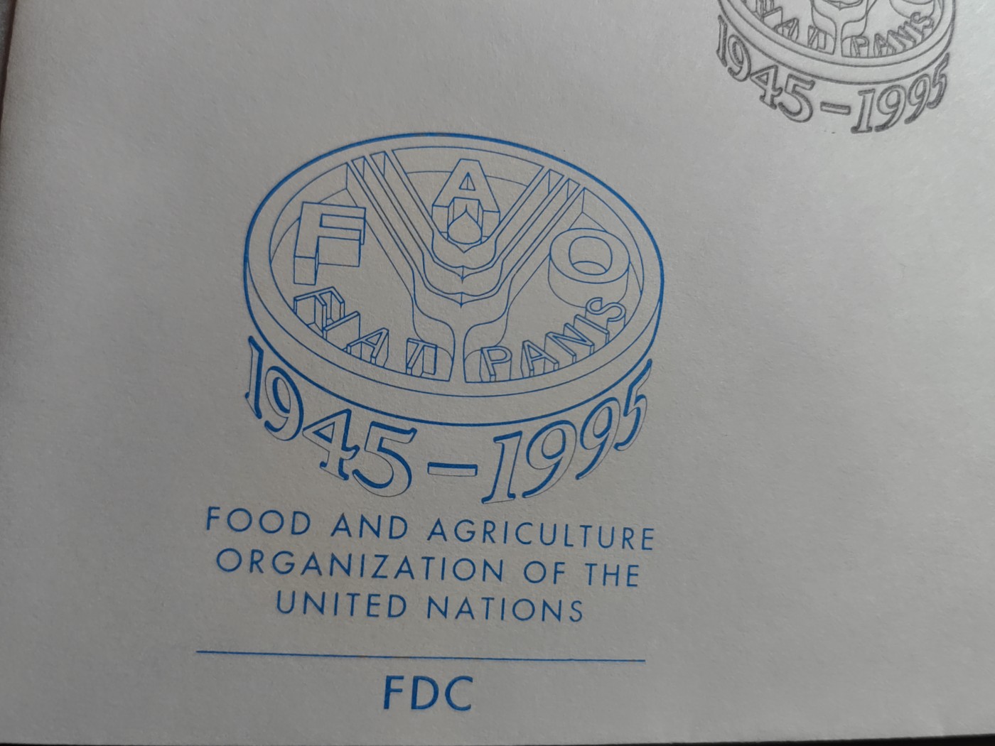 外国邮品精品专场（秒杀）第①⑤场  粮食和农业组织 联合国 首日封