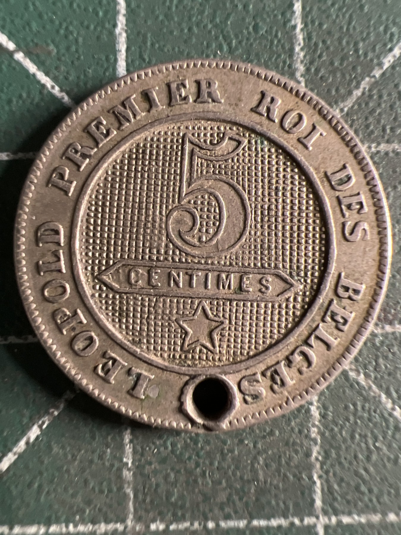 第430期 硬币专场 （无押金，捡漏，全场20包邮，偏远地区除外，接收代拍业务） 比利时五分