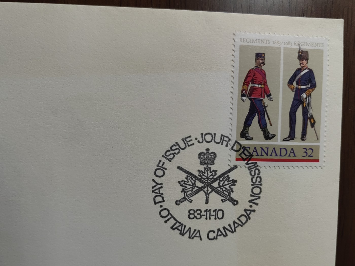外国邮品精品专场（秒杀）第①⑤场 加拿大1983年 庆祝民兵百年纪念