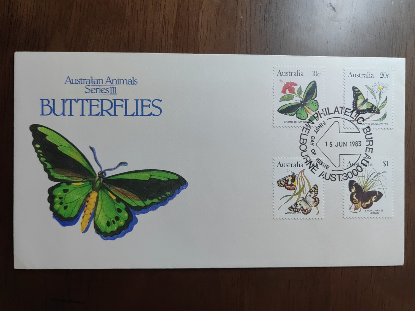 外国邮品精品专场（秒杀）第①⑤场 澳大利亚1983 蝴蝶