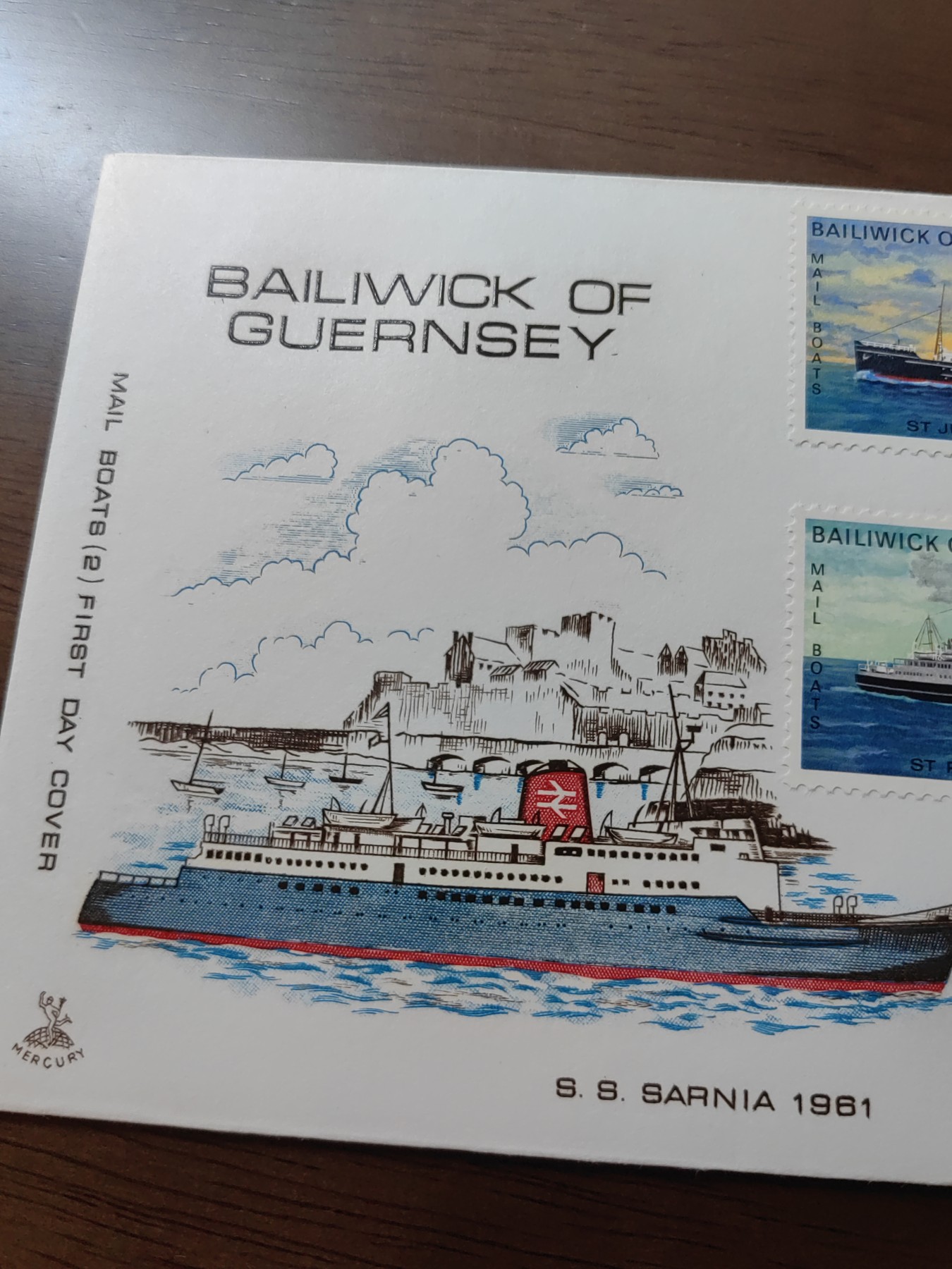 外国邮品精品专场（秒杀）第①⑤场 根西1973 邮船 首日封